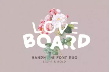 Love Board Font free download – Display Fonts preview
