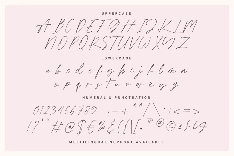 Love Limits Font free download preview 2 – Script And Handwritten font