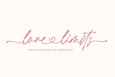 Love Limits Font free download – Branding font preview