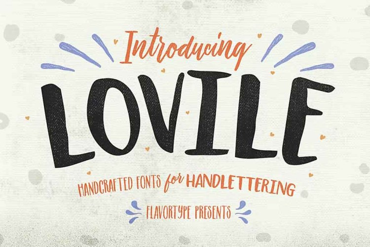 Lovile Type Font free download preview 4 – Serif Fonts font