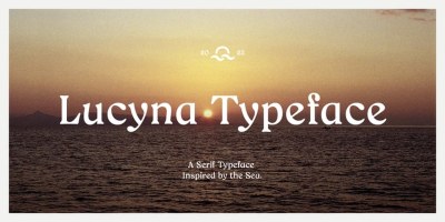 Lucyna Font free download – Serif font preview