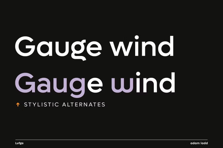 Lufga Font free download preview 4 – Sans Serif Fonts font