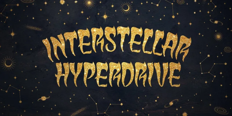 Lysergic Font preview 3 – Display Fonts font sample