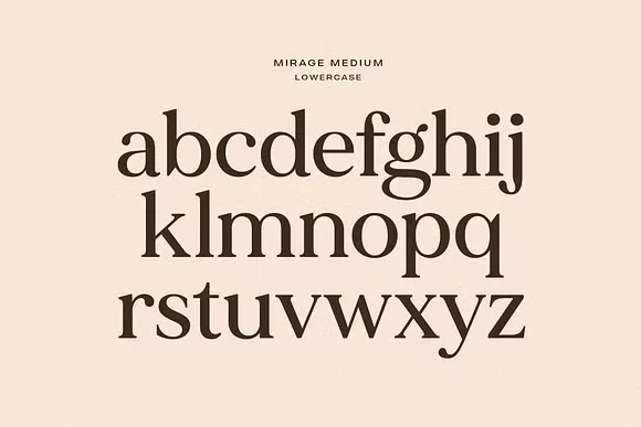 MADE Mirage Font preview 6 – Serif Fonts font sample