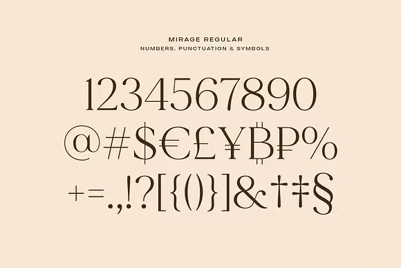 MADE Mirage Font preview 7 – Serif Fonts font sample