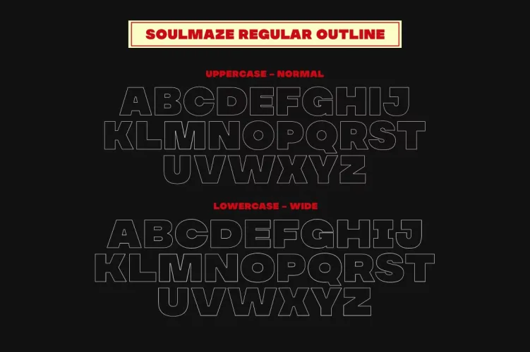 MADE Soulmaze Font preview 7 – Sans Serif Fonts font sample