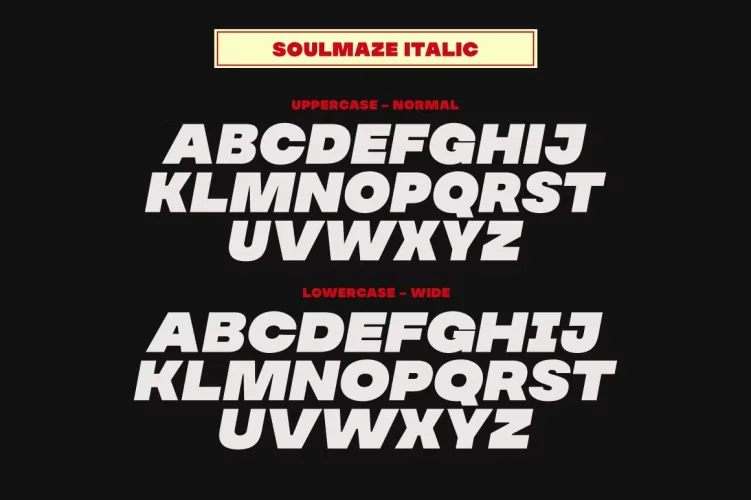 MADE Soulmaze Font preview 8 – Sans Serif Fonts font sample