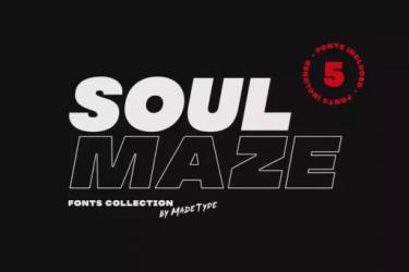 MADE Soulmaze Font free download – Sans Serif Fonts font preview
