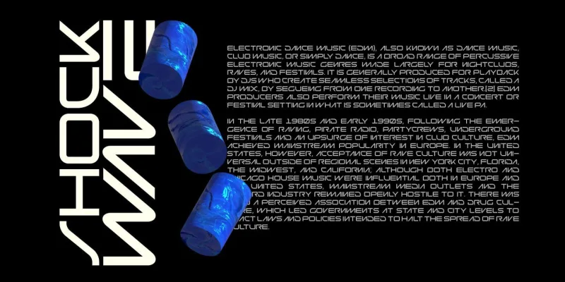 MBF Manata Font preview 4 – Modern Fonts font sample