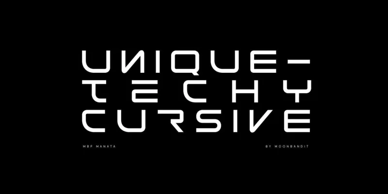MBF Manata Font preview 5 – Modern Fonts font sample