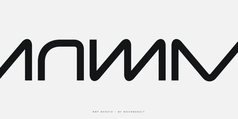 MBF Manata Font preview 8 – Modern Fonts font sample