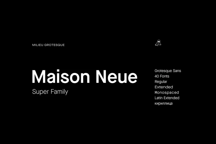 Maison Neue Font preview 5 – Sans Serif Fonts font sample