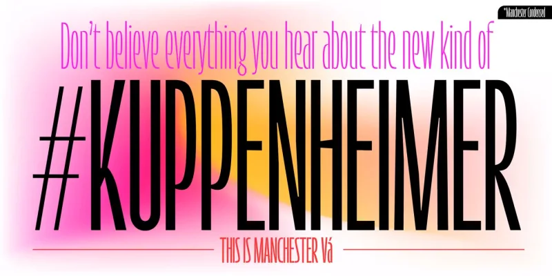 Manchester Condensed Font Family preview 2 – Display Fonts font sample