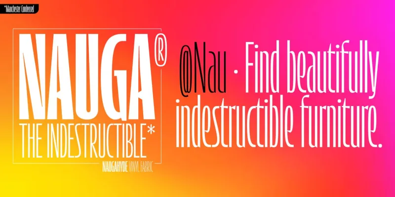 Manchester Condensed Font Family preview 4 – Display Fonts font sample
