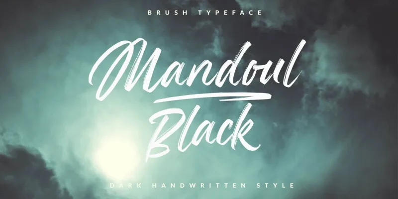 Mandoul Black Font preview 5 – Font Family font sample