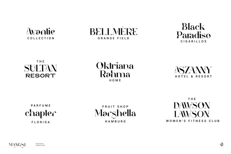 Mangsi Font free download preview 2 – Modern Serif Font font