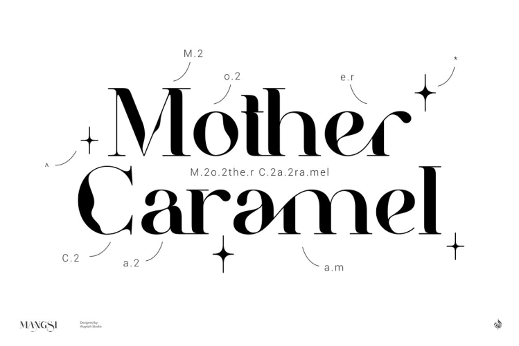 Mangsi Font free download preview 3 – Modern Serif Font font
