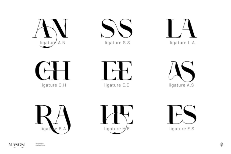 Mangsi Font free download preview 5 – Modern Serif Font font