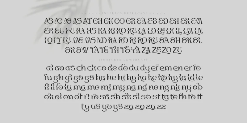 Mankey Font preview 7 – Decorative Fonts font sample