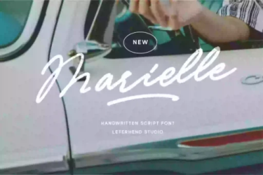 Marielle Font free download – Packaging font preview
