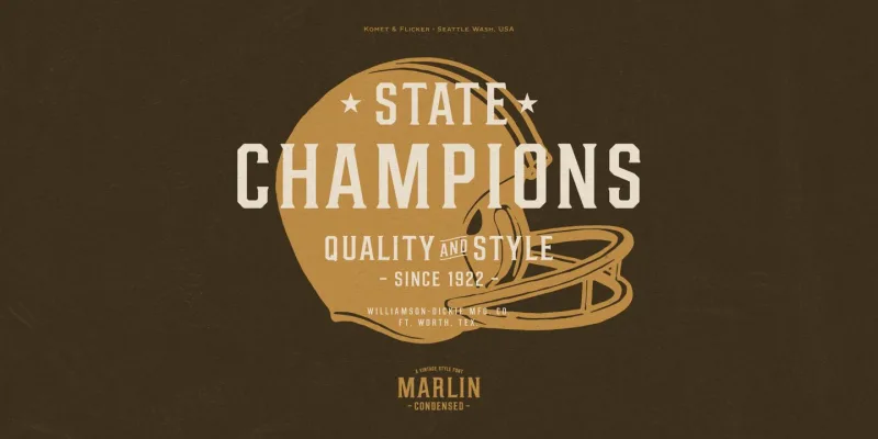 Marlin Font Family preview 2 – Serif Fonts font sample