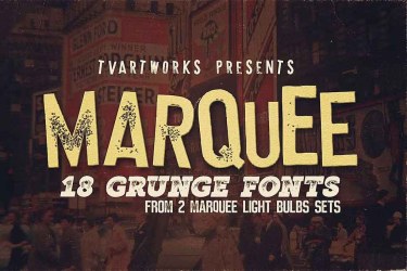 Marquee 18 Grunge Font free download – Marquee 18 Grunge Font font preview