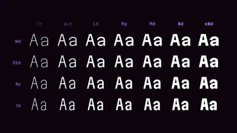 Martian Mono Font Family preview 6 – Font Family font sample