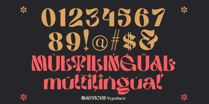 Marticus Font preview 9 – Display Fonts font sample