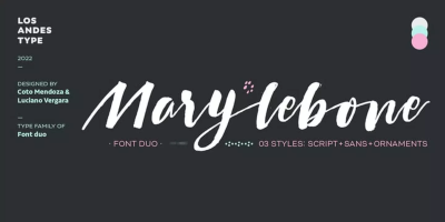 Marylebone Font Family free download – Geometric font preview