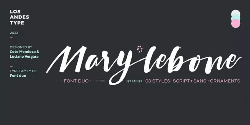 Marylebone Font Family preview 7 – Script And Handwritten font sample