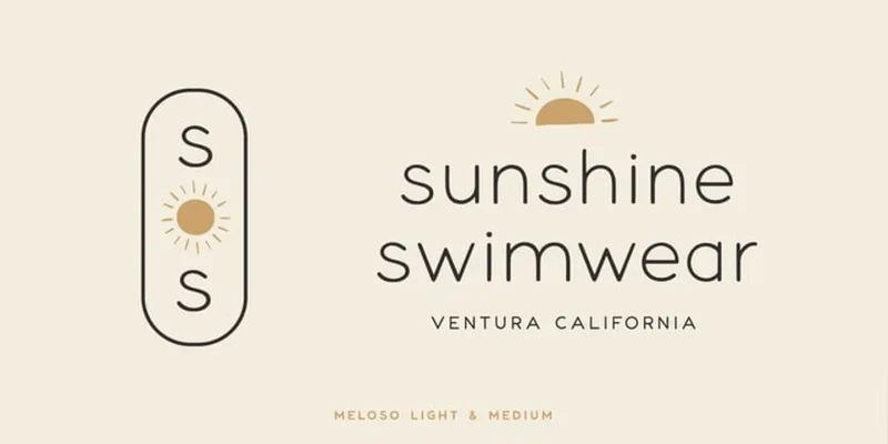 Meloso Font Family preview 3 – Typeface font sample