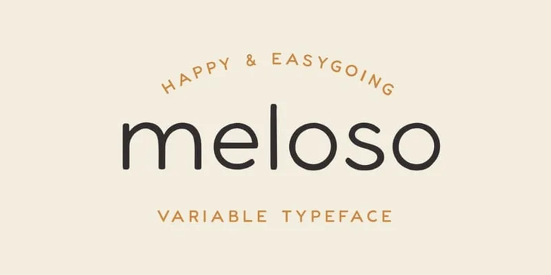Meloso Font Family preview 11 – Typeface font sample