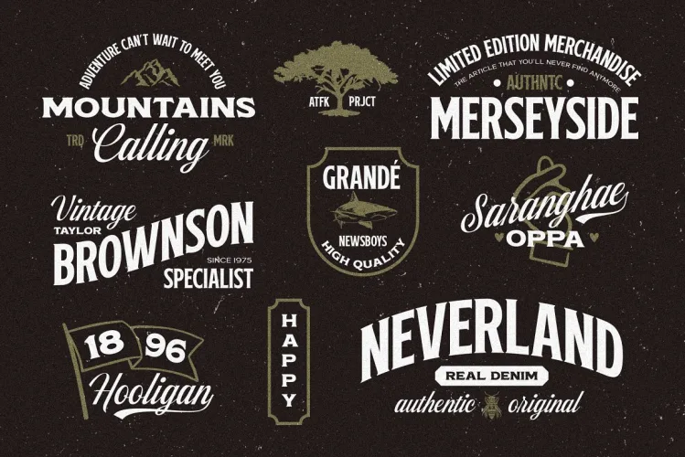 Melvins Font preview 5 – Display Fonts font sample