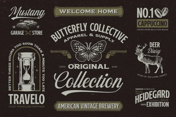 Melvins Font preview 8 – Display Fonts font sample