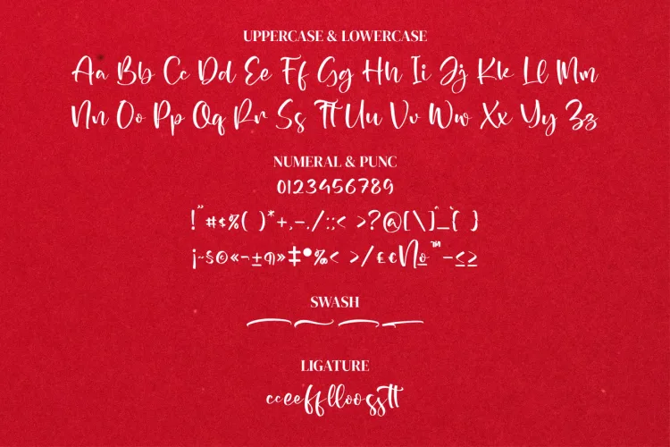 Merry Christmas Font preview 5 – Script And Handwritten font sample