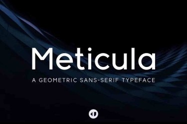 Meticula Font free download – Sans Serif Fonts font preview