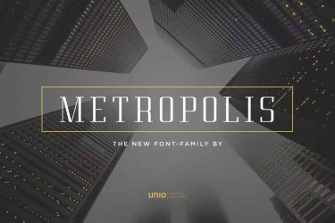 Metropolis Font free download – Metropolis Font font preview