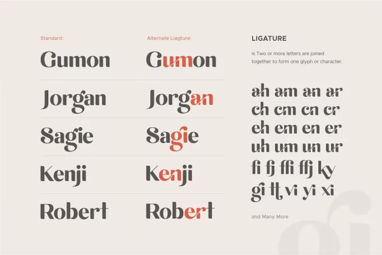 Michael Font preview 6 – Sans Serif Fonts font sample