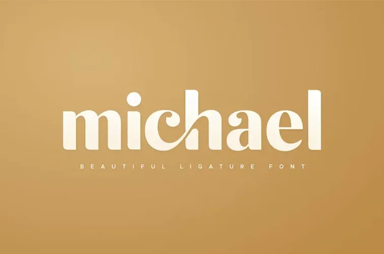 Michael Font preview 11 – Sans Serif Fonts font sample