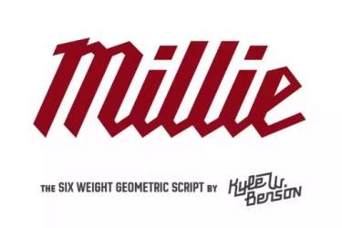 Millie Font free download – Bold font preview