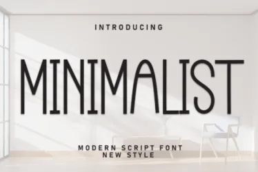 Minimalist Font free download – Script And Handwritten preview