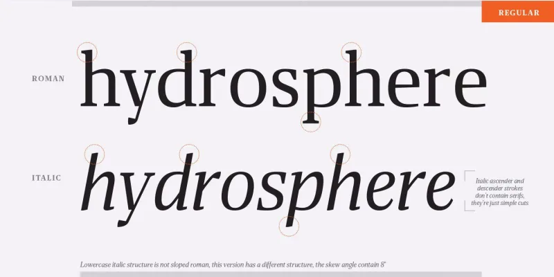 Miragem Font Family preview 1 – Serif Fonts font sample