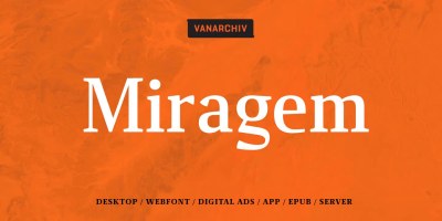 Miragem Font Family free download – Serif font preview
