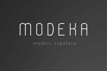Modeka Modern Font free download – Modeka Modern Font font preview