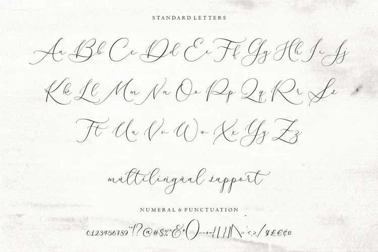 Modella – Modern Wedding Fonts preview 1 – Script And Handwritten font sample