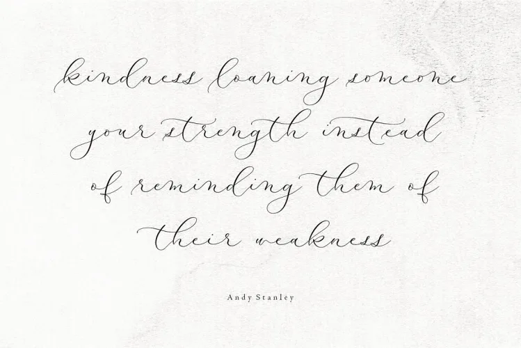 Modella – Modern Wedding Fonts preview 6 – Script And Handwritten font sample