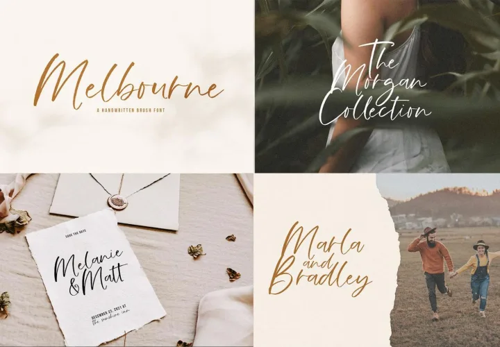 Modern Script Fonts Bundle preview 7 – Modern Fonts font sample