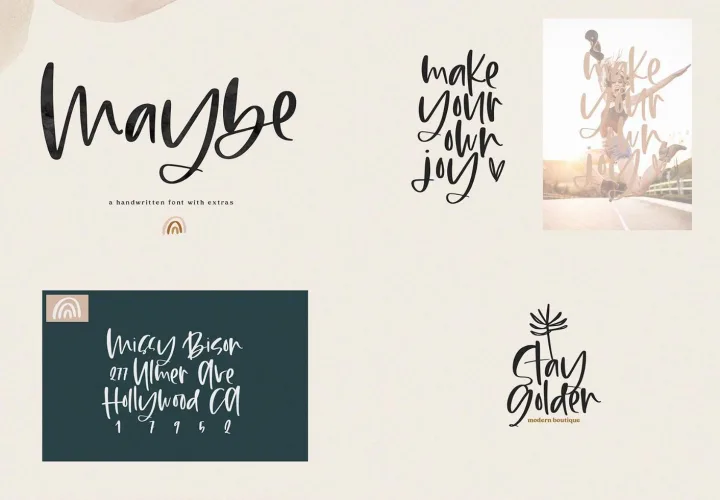 Modern Script Fonts Bundle preview 9 – Modern Fonts font sample