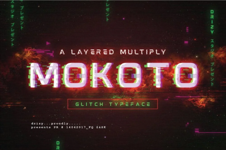 Mokoto Font free download preview 4 – Display Fonts font