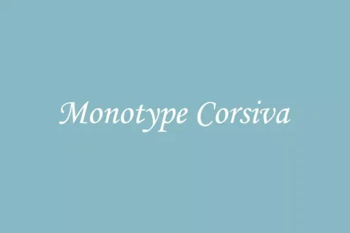 Monotype Corsiva Font free download – Serif Fonts font preview image for Windows and Mac